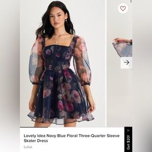 Lulus Floral Skater Dress